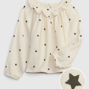 🔥2 for $25🔥GAP Toddler Ruffle Gauze Top